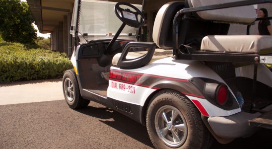 Security Golf Cart