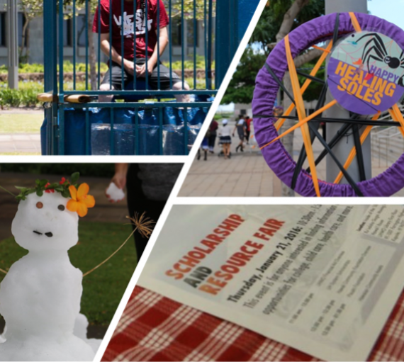 Fairs and Events Grid with Dunking Booth, Courtyard Events and Scholarship Fair