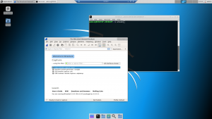 Wireshark rulează pe Kali Linux