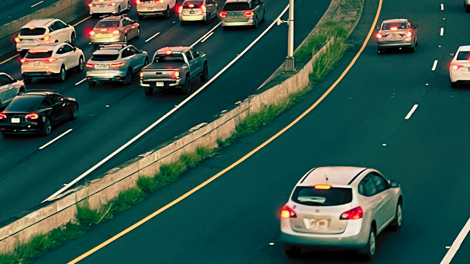 Honolulu rush hour traffic