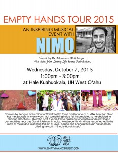 Nimo event flyer