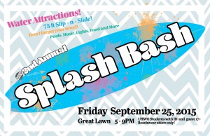 Splash Bash flyer