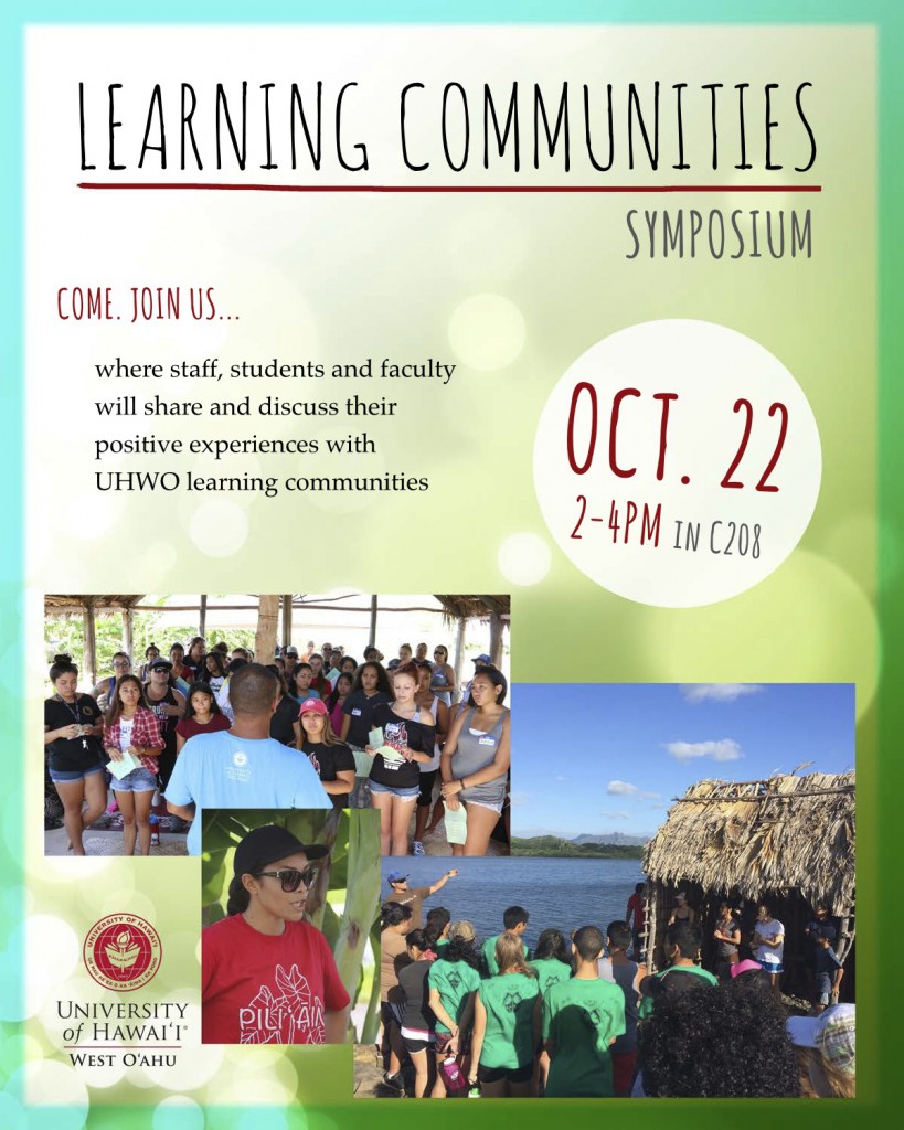Learning Communities Symposium flyer