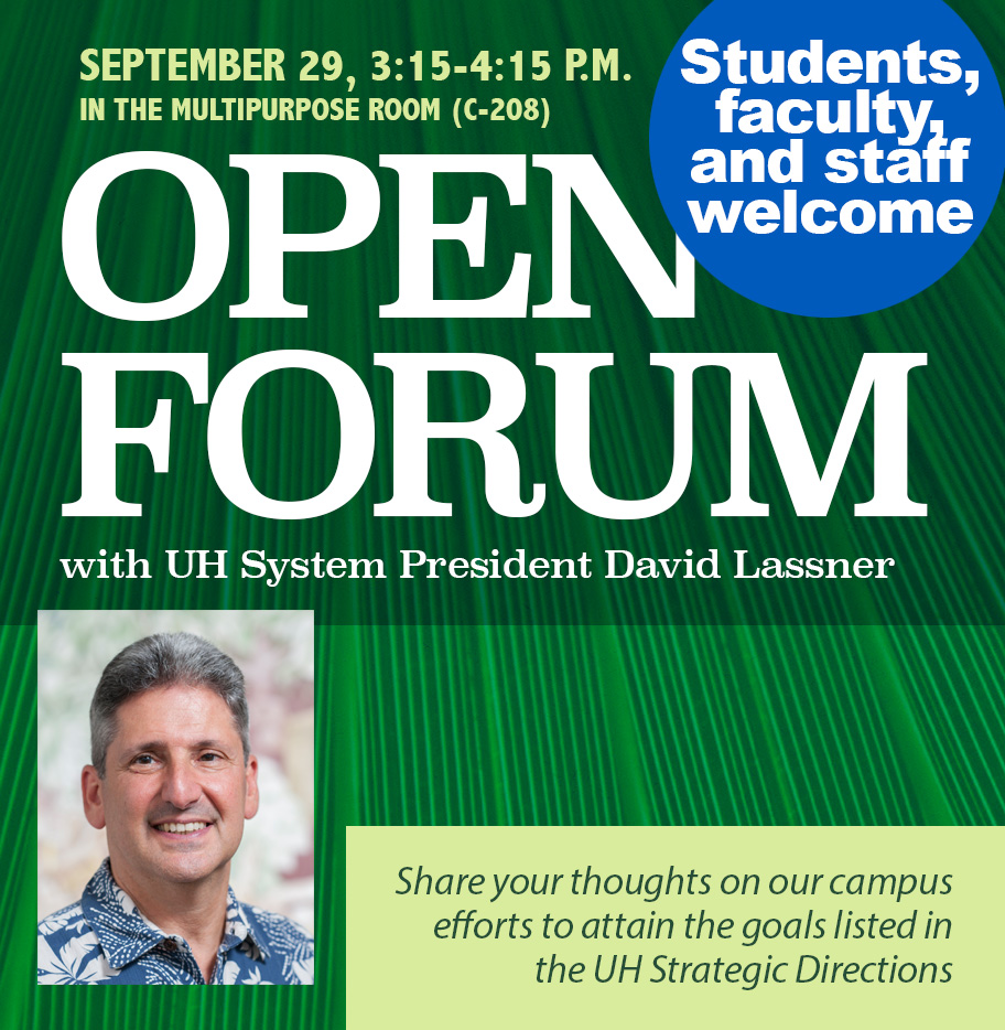Open Forum with David Lassner