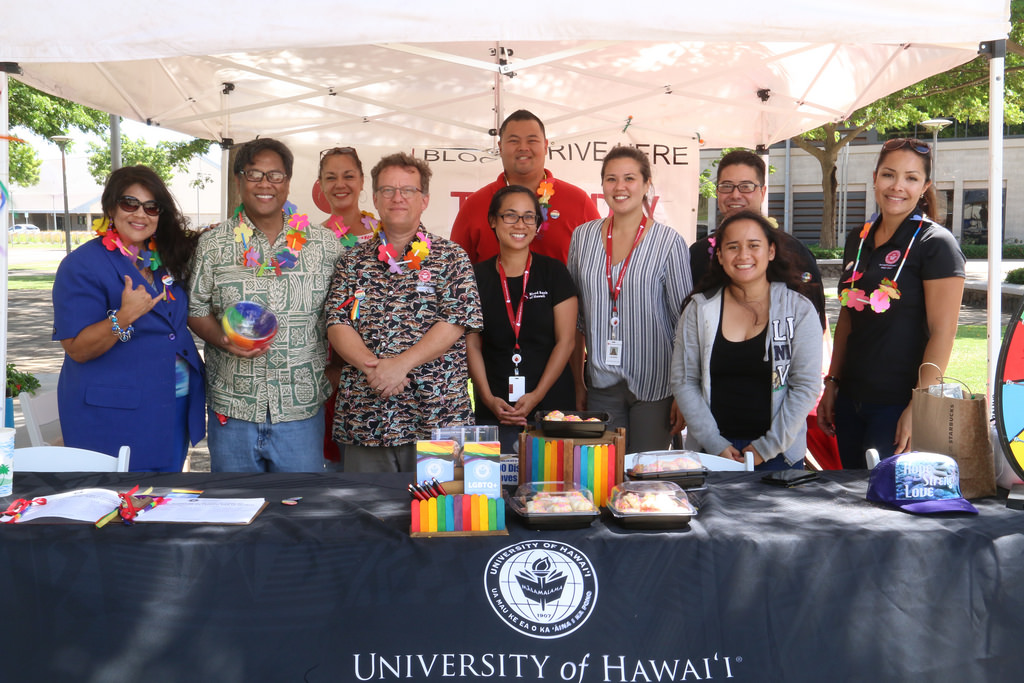 UH West Oahuʻs National Coming Out Day festivities, Oct. 11, 2016