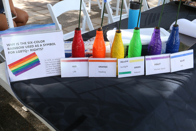 Display at the National Coming Out Day event (Oct. 11, 2016)