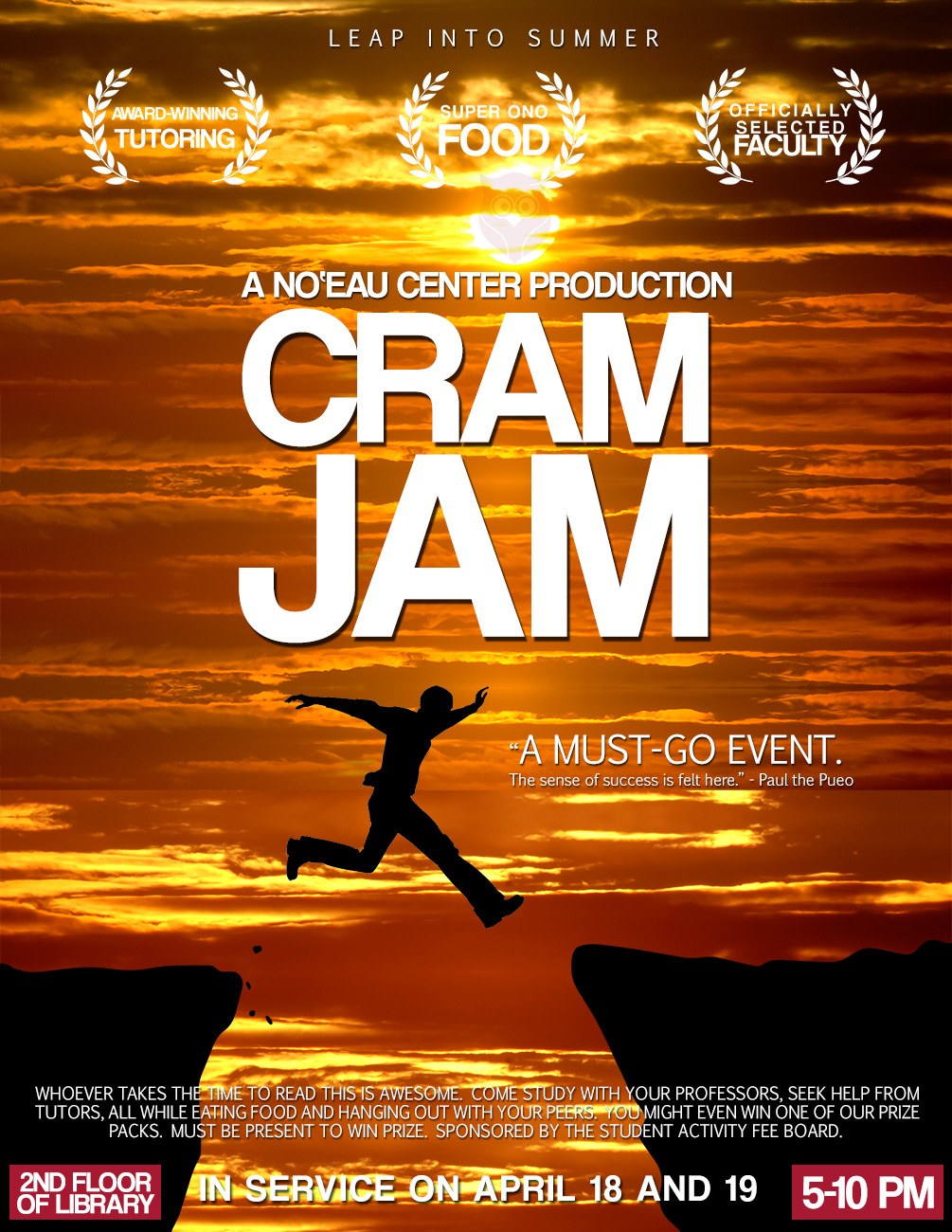 Cram Jam Flyer