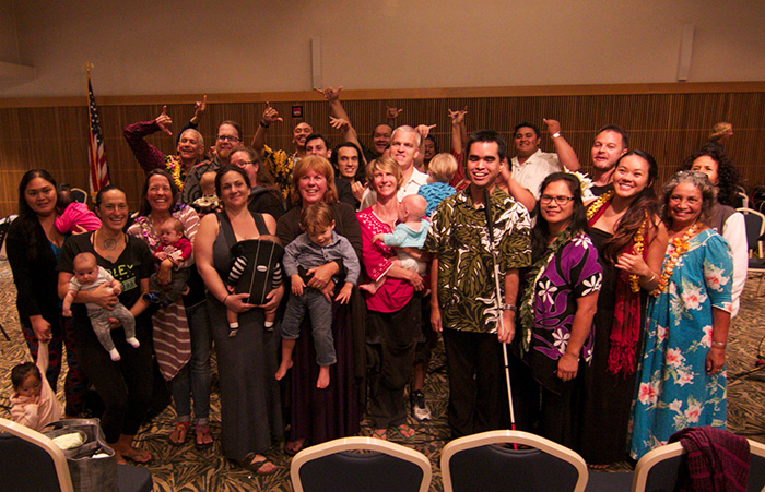 Mothers and musicians at the Lullaby Project held at UH West O‘ahu.