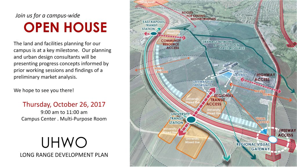 Flyer for Open House with information that is contained in the article