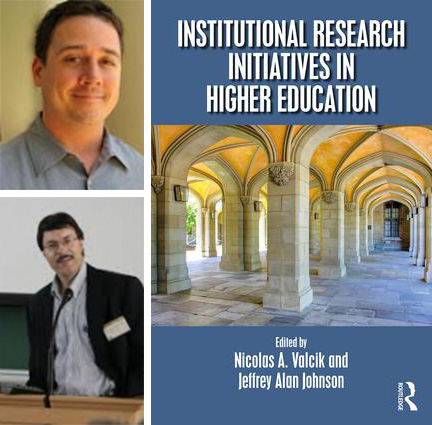 Image of the book cover of Institutional Research Initiatives in Higher Education, John Stanley, and Serge Herzog collage.