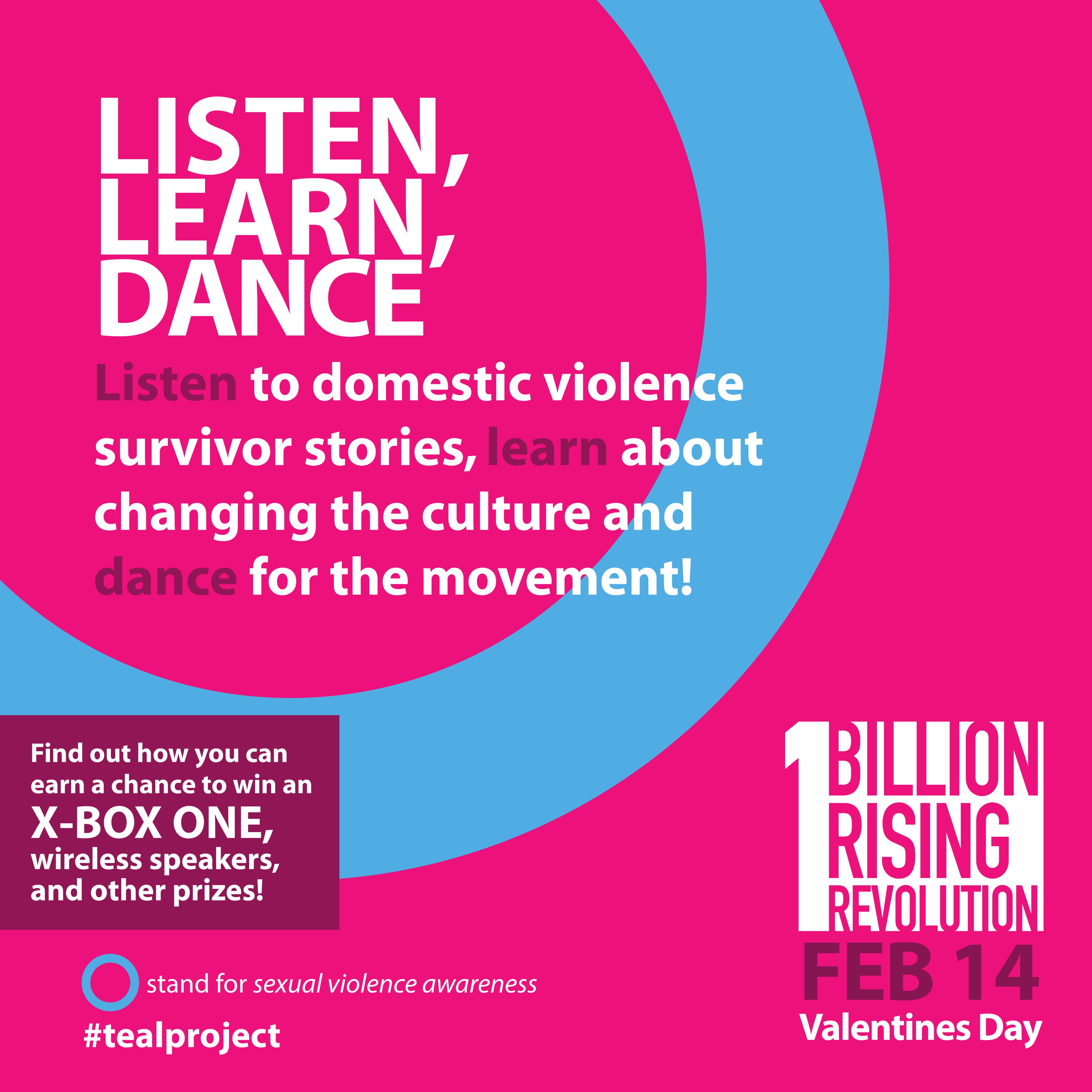 One Billion Rising flyer that includes same information as is in the article