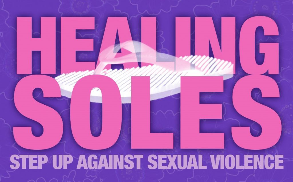 Flyer for Healing Soles event
