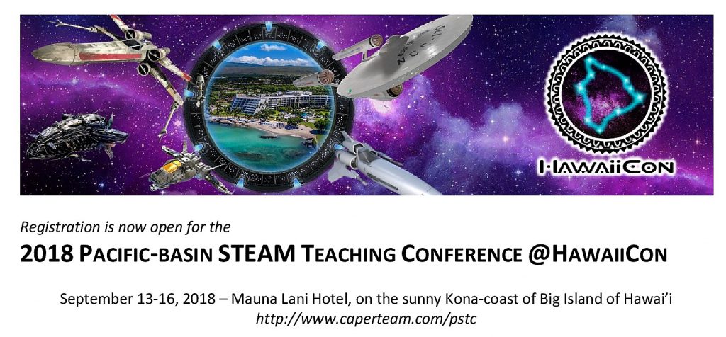 Flyer for Pacific Basin STEAM Teaching Conference
