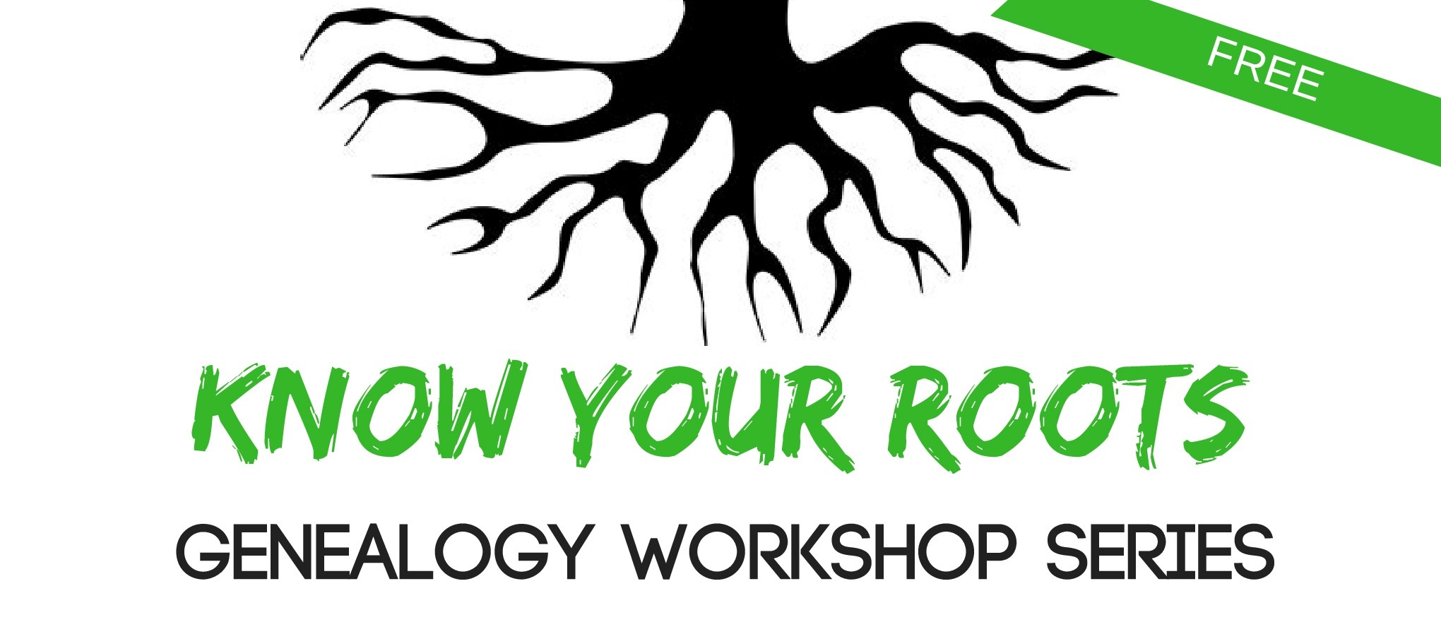 illustration of tree roots and words know your roots