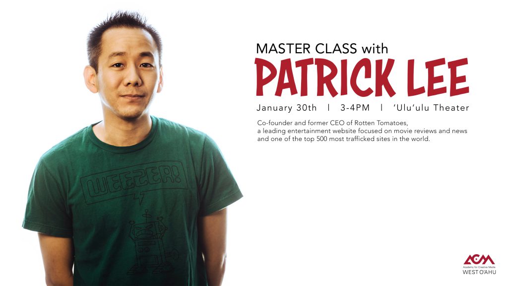 Flier for event with picture of Patrick Lee and the same information about the event as is contained in the article