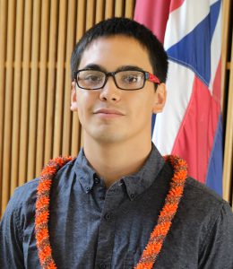 UH West Oahu student Jensen Codi Wills-Ching