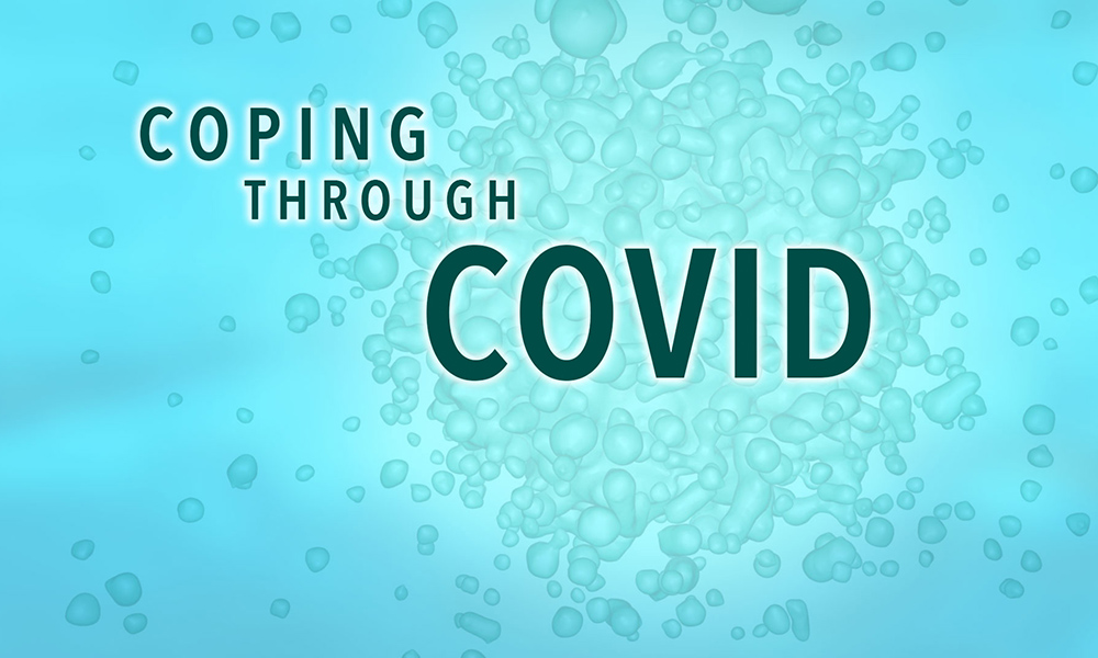 "Coping Through COVID" image.