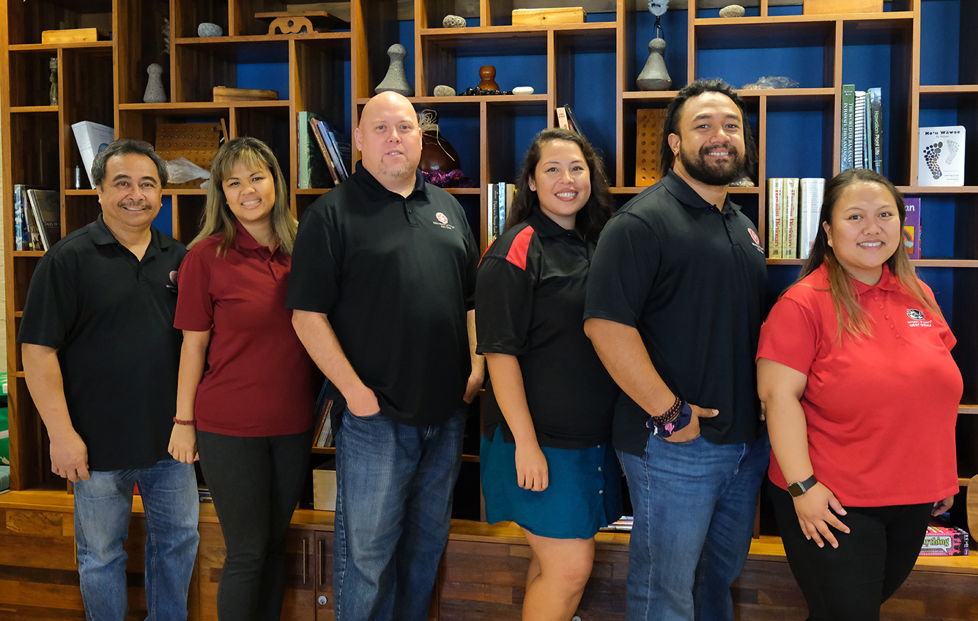 Group photo of UH West Oʻahu advisors.
