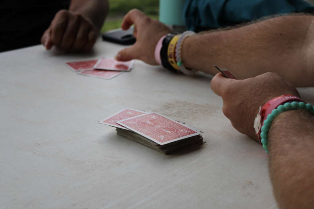 people playing cards