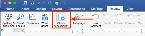 checker accessibility of word document office for mac 2011