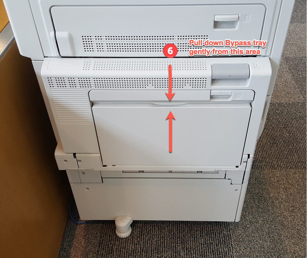 Printing From Xerox Bypass Tray In Library Infocommons Uhwo It Help Desk