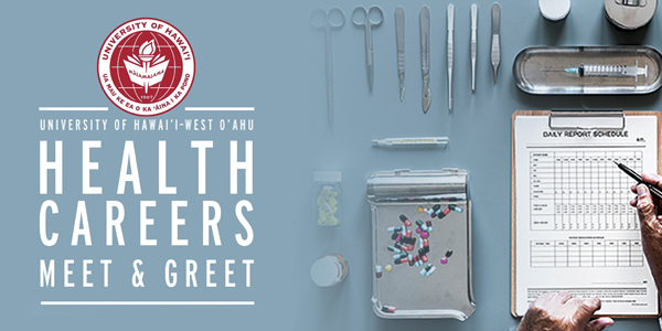 Health Careers meet and greet graphic