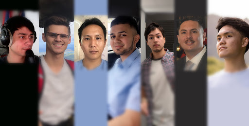 Collage of UH West Oʻahu top cyber team members.