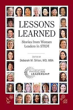 Book cover for “Lessons Learned: Stories from Women Leaders in STEM.” 