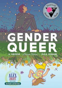 The cover of the book, Gender Queer