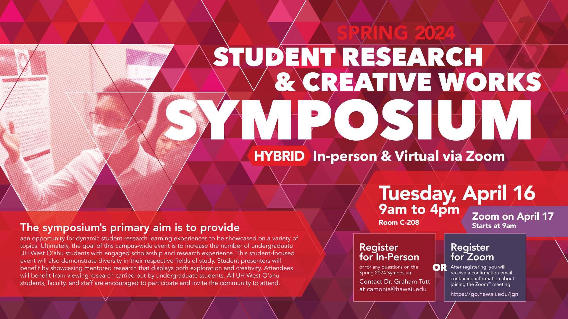 Event flyer.