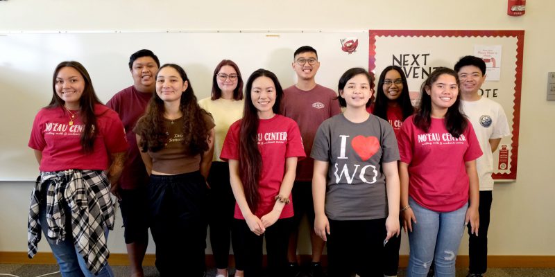 Group photo of Noeau Center Student Employees