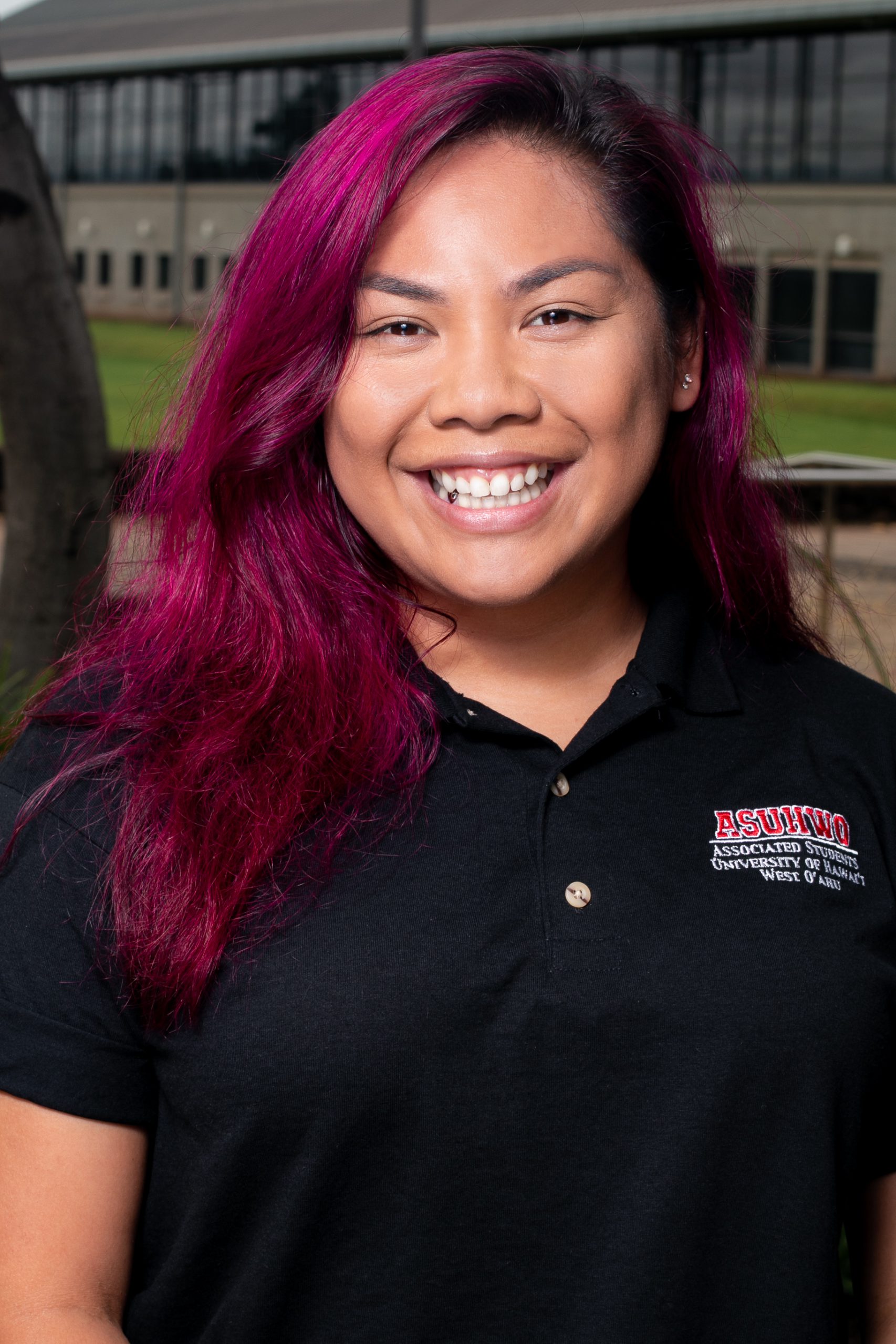 Female Associated Students of UHWO Secretary, Paige.