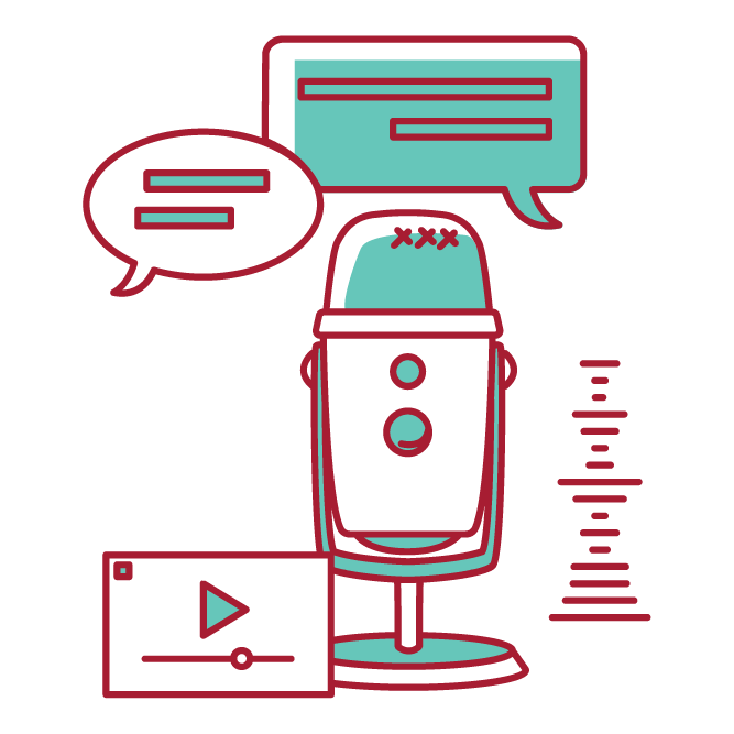 Podcast iconography