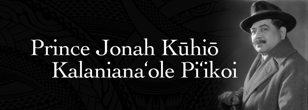 Portrait of Prince Jonah Kūhiō Kalanianaʻole Piʻikoi
