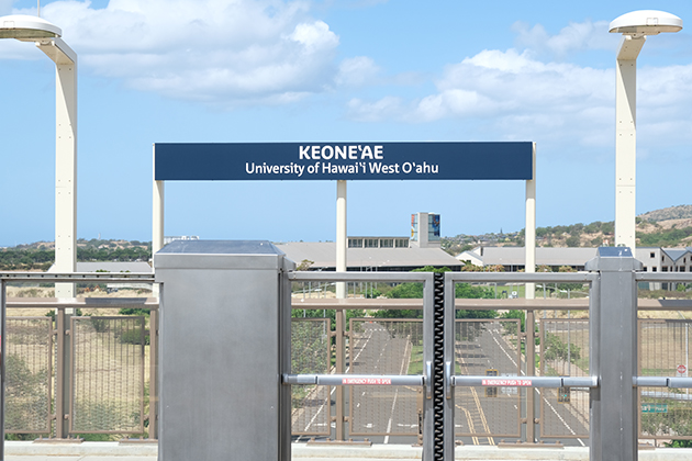 Keone‘ai Skyline Station next to UH West O‘ahu.