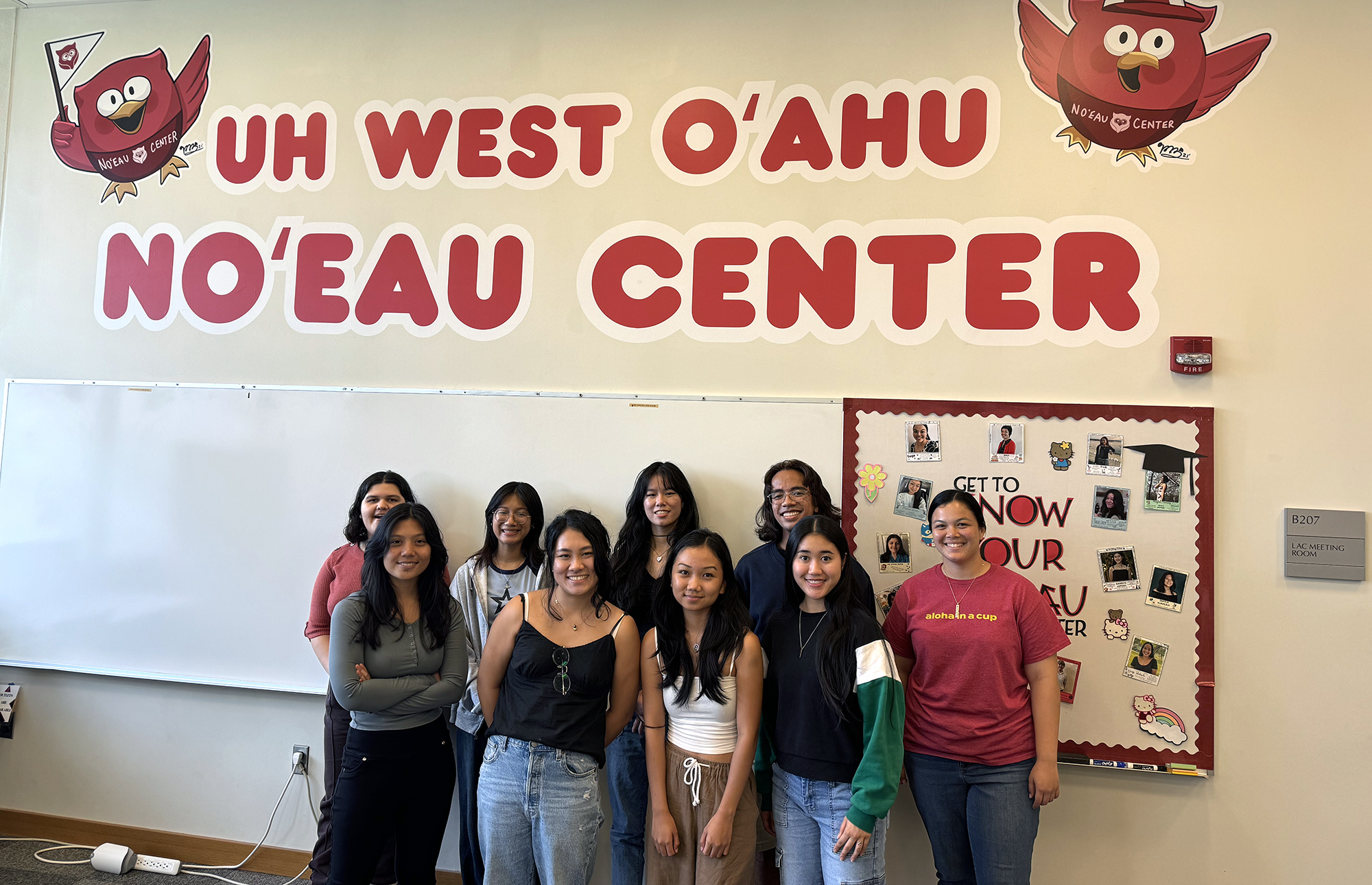 A group shot of Noeau Center tutors and staff.